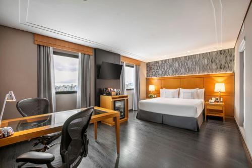 Habitación Premium con cama extragrande del hotel Melia Jardim Europa