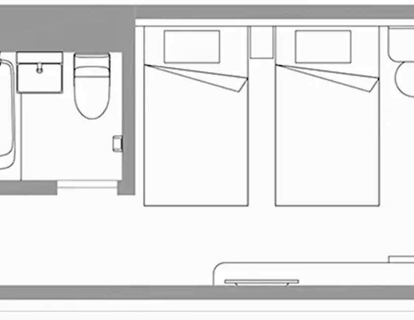 Habitación Confort doble del hotel Keio Prelia Kyoto Karasuma Gojo. Foto 6