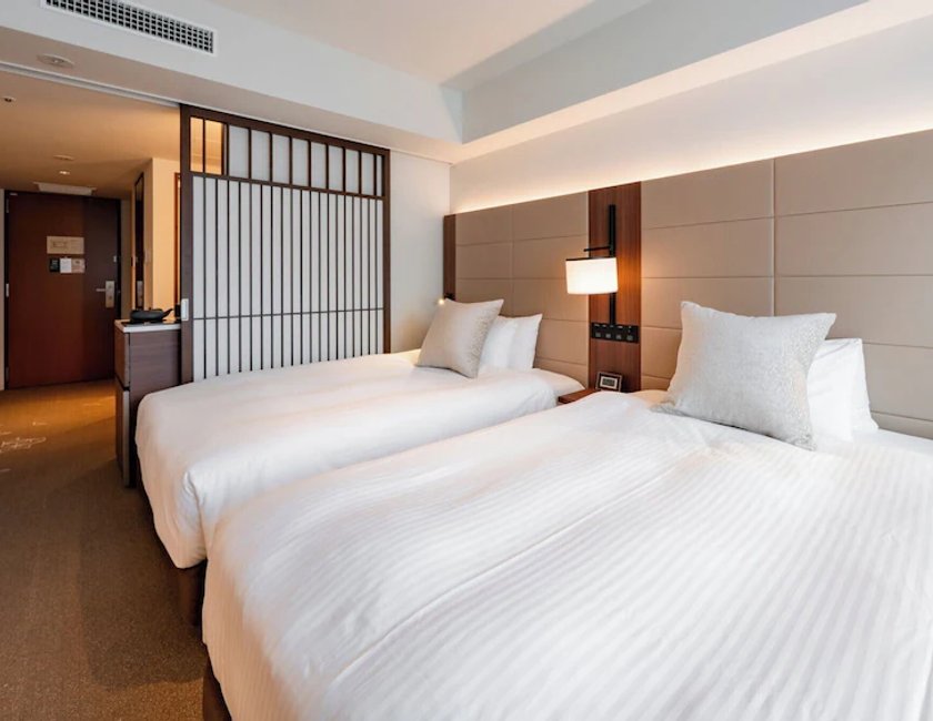 Habitación Premier con 2 camas individuales del hotel Keio Prelia Kyoto Karasuma Gojo. Foto 5