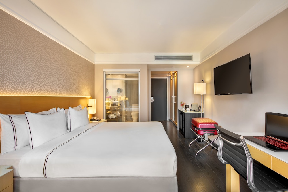 Grand Premium Queen Vista ciudad del hotel Melia Campinas. Foto 1
