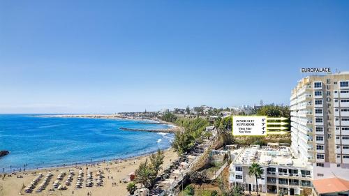 Habitación Individual Superior con vistas al mar del hotel Europalace. Foto 20