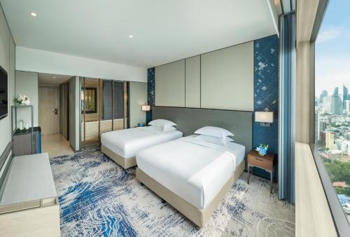 Executive Twin Room - Lounge Access del hotel Millennium Hilton Bangkok. Foto 2