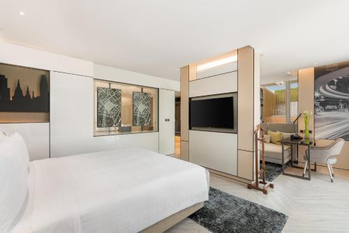 Suite Executive con terraza del hotel Pathumwan Princess. Foto 4