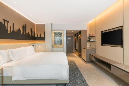 Habitación Grand Deluxe con 1 cama extragrande del hotel Pathumwan Princess