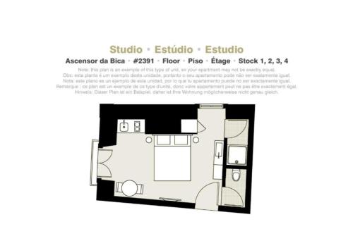 Estudio del hotel LSA Ascensor da Bica by Numa. Foto 6