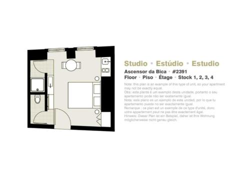 Estudio del hotel LSA Ascensor da Bica by Numa. Foto 7