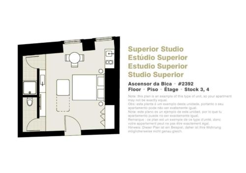 Estudio Superior del hotel LSA Ascensor da Bica by Numa. Foto 18