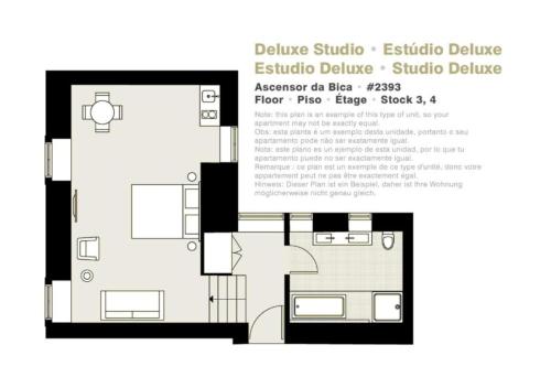 Estudio Deluxe del hotel LSA Ascensor da Bica by Numa. Foto 10