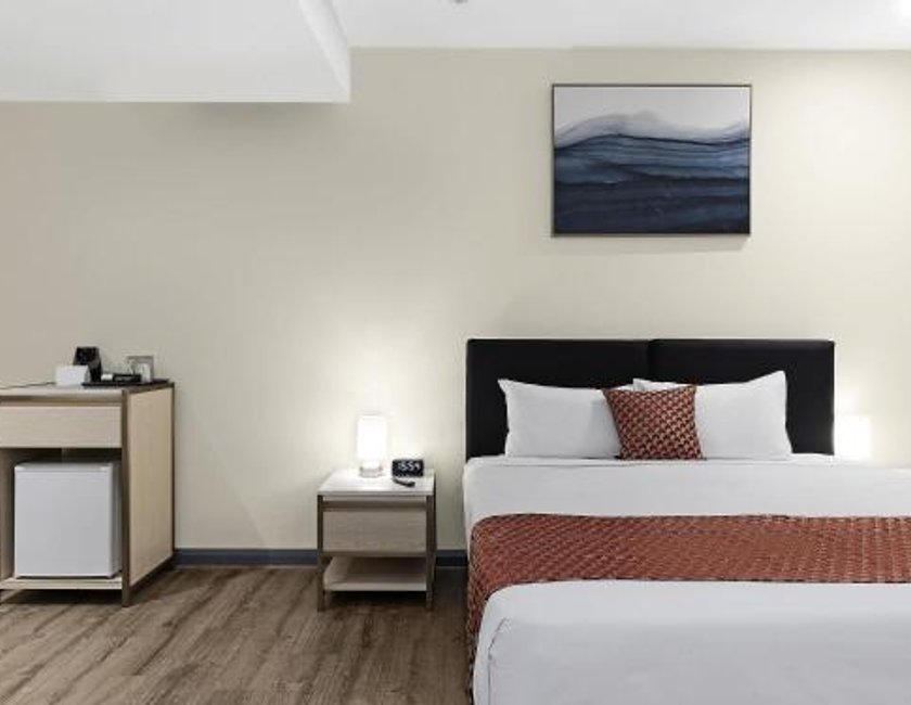 Standard Queen Room with Internal Window del hotel Breakfree On Broadway Sydney. Foto 4
