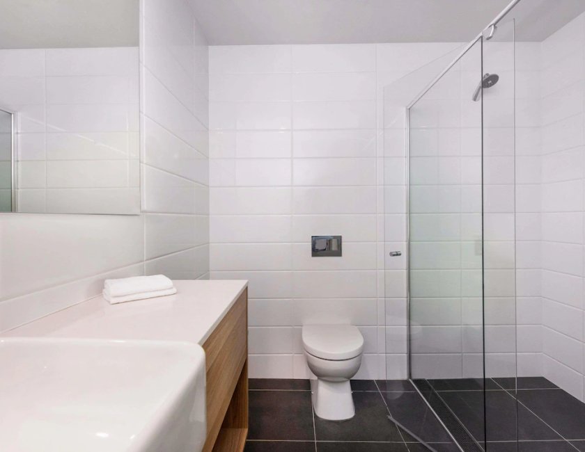 Estudio Deluxe, 1 cama de matrimonio grande del hotel Mantra Macarthur. Foto 6
