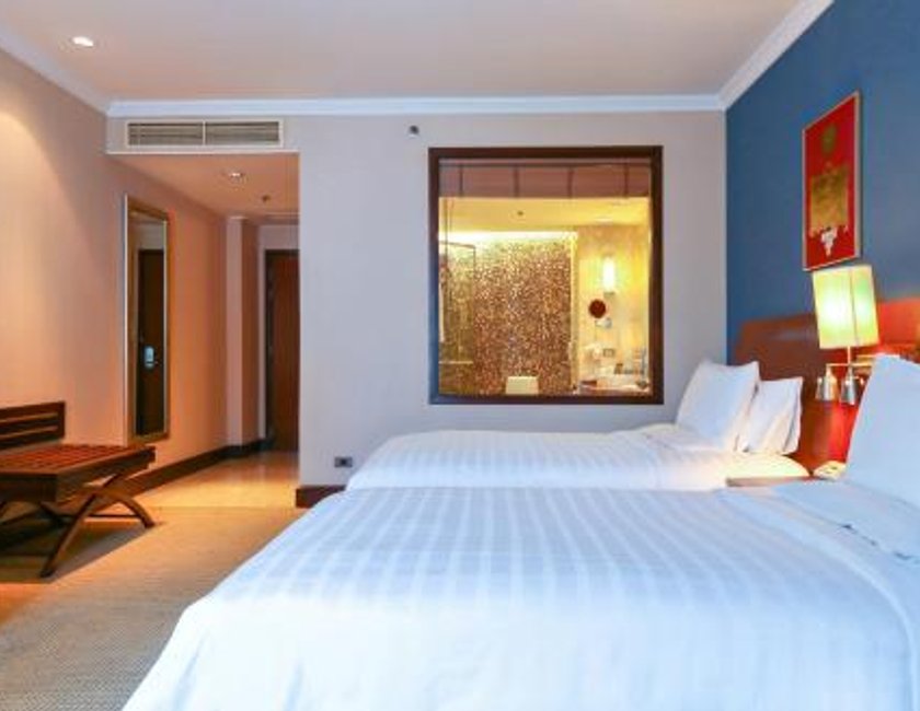 Habitación Doble con vistas al jardín - 2 camas del hotel Hyatt Regency Bangkok Suvarnabhumi Airport