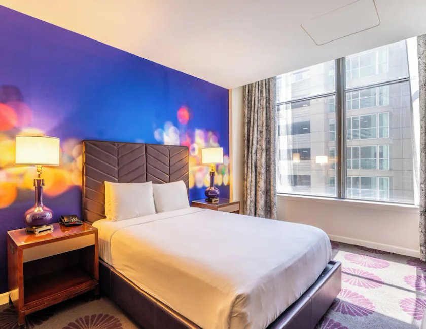 Habitación, 1 cama de matrimonio grande, vistas a la ciudad del hotel The Chicago Collection - Magnificent Mile. Foto 1
