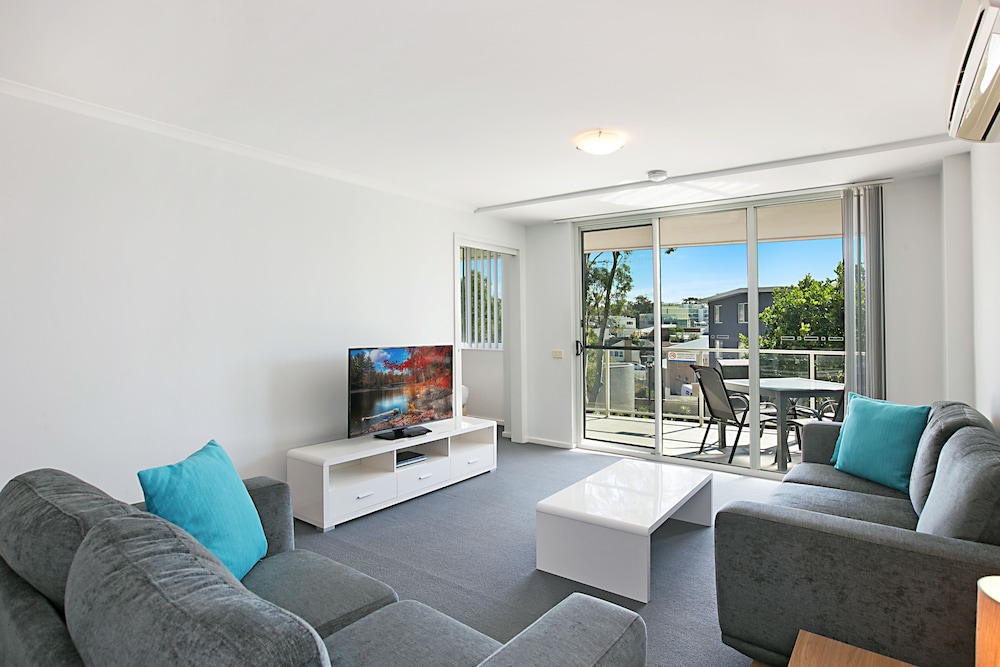 Apartamento de 1 dormitorio con vistas al complejo del hotel Mantra Nelson Bay