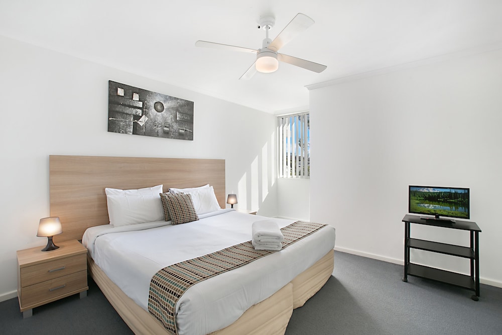 Apartamento de 2 dormitorios y 2 baños con vistas a la piscina del hotel Mantra Nelson Bay
