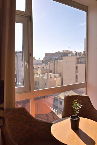 Habitación con vistas a la Acrópolis - 1 o 2 camas del hotel Arethusa. Foto 7