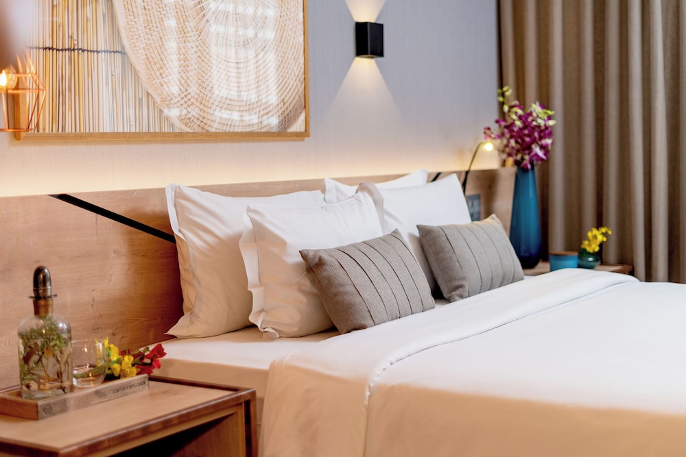 HABITACIÓN EJECUTIVA PREMIUM, 1 cama queen - size del hotel Grand Mercure São Paulo Vila Olímpia. Foto 3