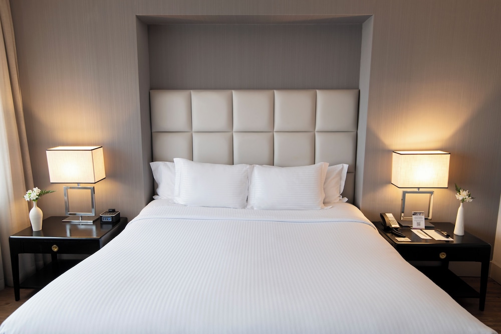 Habitación Deluxe, 1 cama de matrimonio grande, bañera (Deluxe) del hotel Pullman São Paulo Vila Olímpia. Foto 2