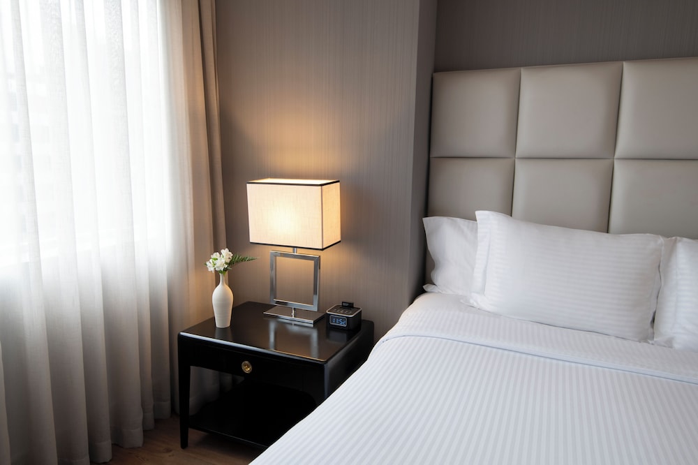 Habitación Deluxe, 1 cama de matrimonio grande, bañera (Deluxe) del hotel Pullman São Paulo Vila Olímpia. Foto 4