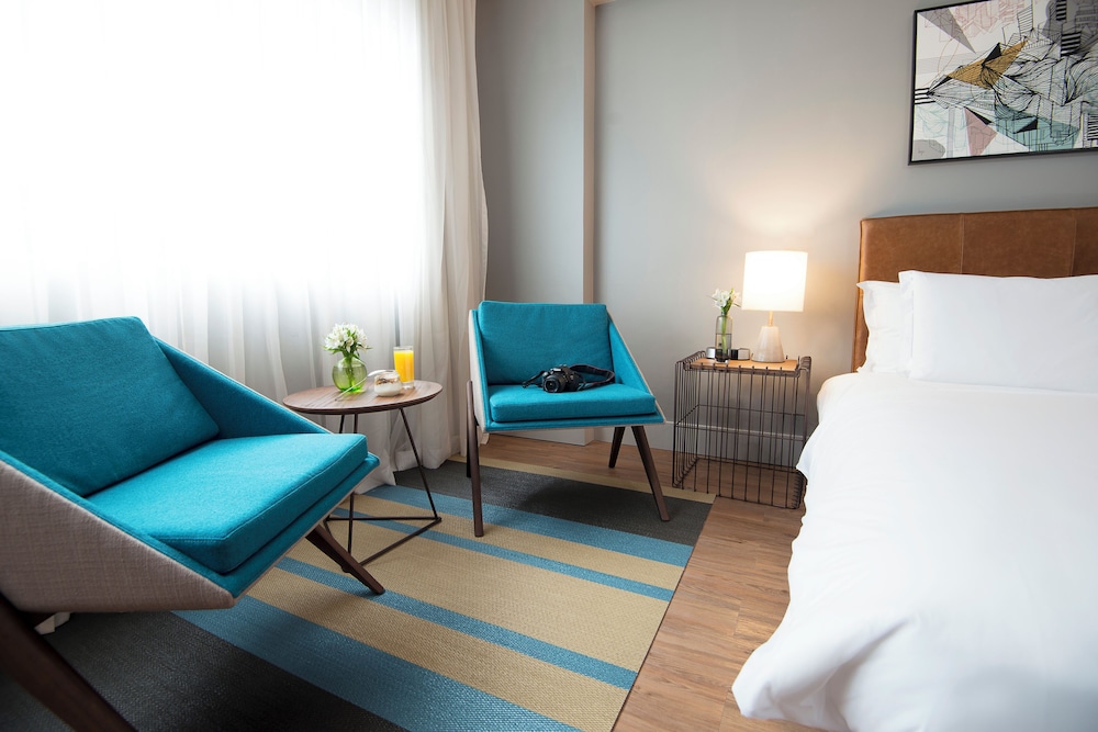 Habitación ejecutiva, 1 cama de matrimonio, accesible para personas con discapacidad (Accessible) del hotel Pullman São Paulo Vila Olímpia. Foto 4