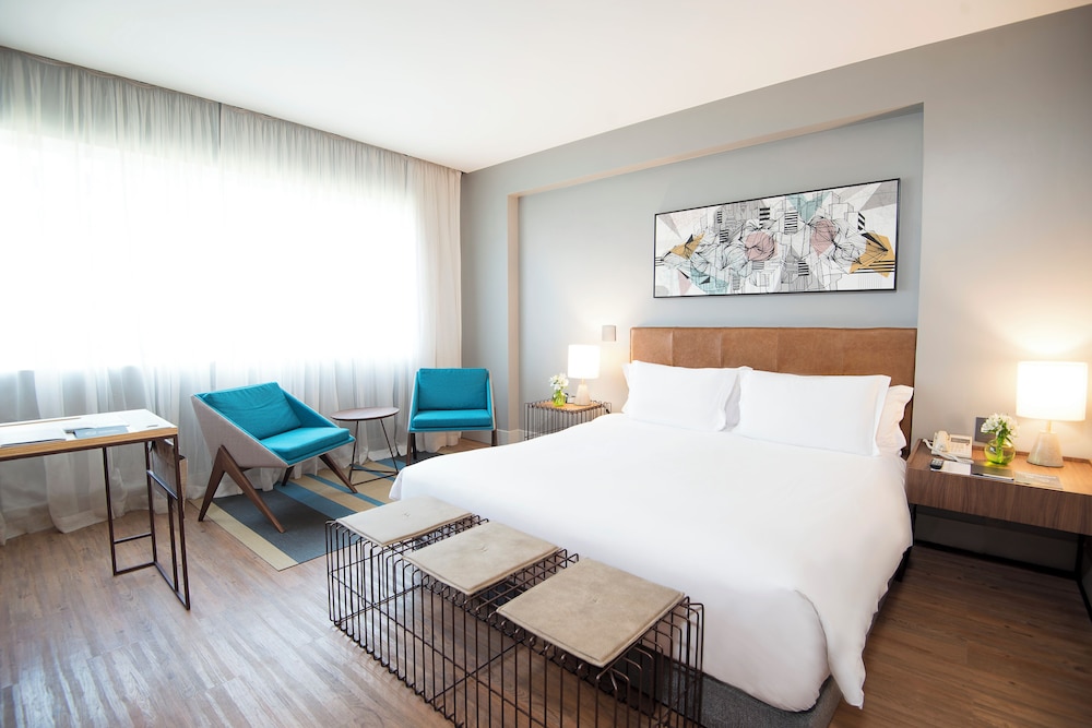 Habitación ejecutiva, 1 cama de matrimonio, accesible para personas con discapacidad (Accessible) del hotel Pullman São Paulo Vila Olímpia. Foto 5