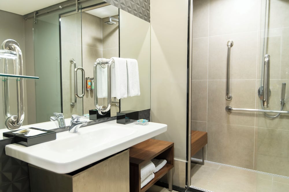 Habitación ejecutiva, 1 cama de matrimonio, accesible para personas con discapacidad (Accessible) del hotel Pullman São Paulo Vila Olímpia. Foto 17