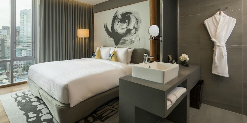 Habitación Estándar - 1 cama doble del hotel Novotel Ambassador Seoul Dongdaemun Hotels and Residences. Foto 4