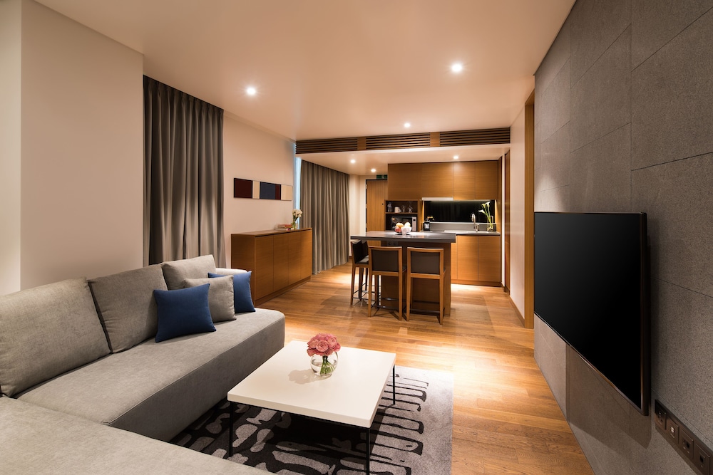 Residencia Premier 1 Dormitorio - 1 cama doble del hotel Novotel Ambassador Seoul Dongdaemun Hotels and Residences. Foto 4