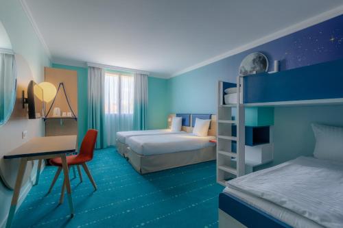 Habitación Familiar Doble - 2 camas del hotel Grand Magic Hotel Marne La Vallée
