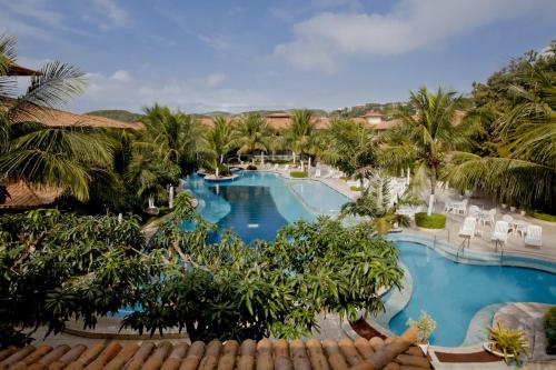 Habitación Cuádruple de lujo con vistas a la piscina del hotel Atlantico Buzios Convention and Resort