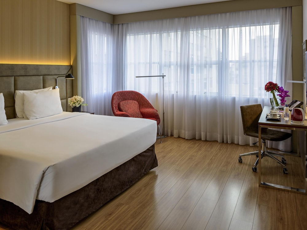 Habitación Privilege con una cama doble del hotel Mercure Sao Paulo Jardins