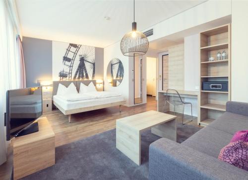 Suite Junior del hotel Roomz Vienna Prater. Foto 5