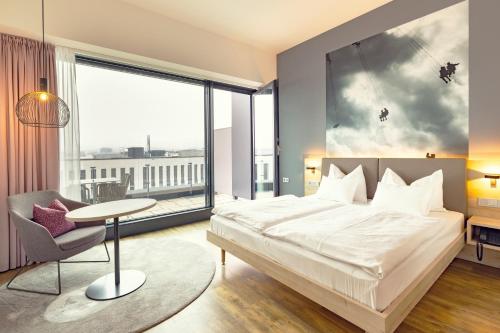 Alojamiento Panorama Style con terraza del hotel Roomz Vienna Prater. Foto 1