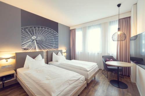 Habitación Doble Style Roomz - 2 camas del hotel Roomz Vienna Prater. Foto 2