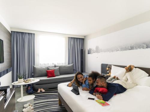 Habitación Executive Queen con sofá cama del hotel Novotel Paris Centre Gare Montparnasse