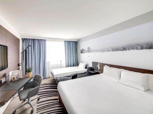 Habitación Executive - 1 cama doble y 1 sofá cama individual del hotel Novotel Paris Centre Gare Montparnasse