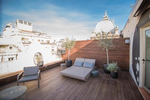 Habitación Doble con Terraza del hotel Petit Palace Museum. Foto 3