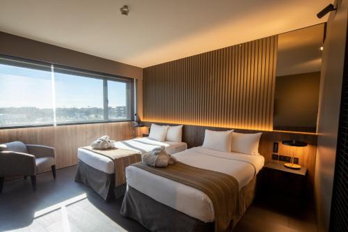 Habitación Doble Deluxe - 1 o 2 camas del hotel Barcelona Airport. Foto 5