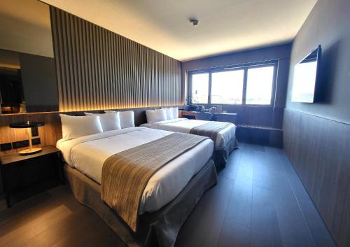 Habitación Doble Deluxe - 2 camas dobles del hotel Barcelona Airport