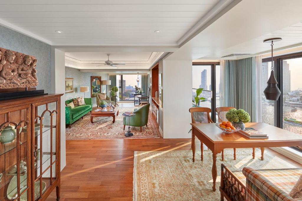 Authors\' Suite - 2 camas del hotel Mandarin Oriental, Bangkok. Foto 1