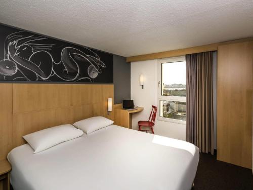 Habitación Estándar con 1 cama doble del hotel Ibis Roscoff Bord De Mer