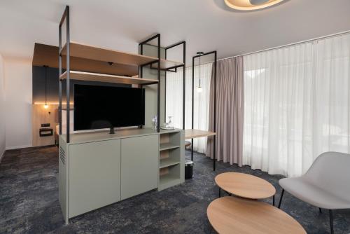 Habitación Doble con Terraza del hotel Stella Swiss Quality. Foto 5