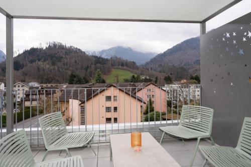Habitación Doble con Terraza del hotel Stella Swiss Quality. Foto 6