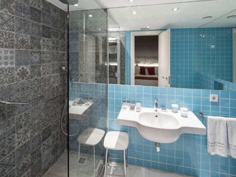 Habitación individual del hotel Catalonia Avinyó