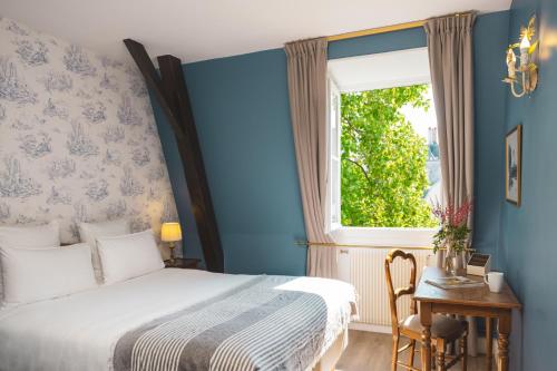 Habitación Doble con vistas al jardín del hotel Des Grandes Ecoles