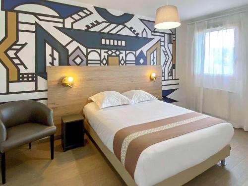 Apartamento de 1 dormitorio con terraza del hotel Aparthotel Adagio Bâle Mulhouse Aeroport. Foto 3