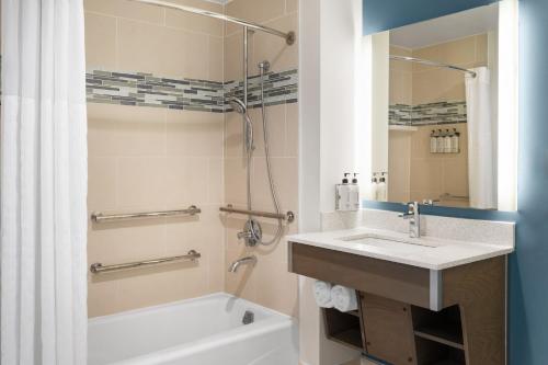 Habitación Estándar con bañera adaptada para personas con discapacidad - Cama extragrande del hotel Even Brooklyn, An Ihg. Foto 12