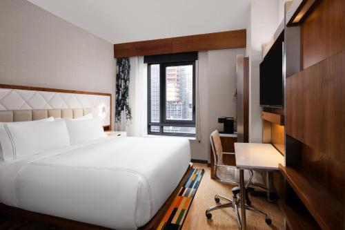 Habitación Estándar King con bañera accesible - Acceso para movilidad reducida del hotel EVEN Hotel New York - Midtown East by IHG