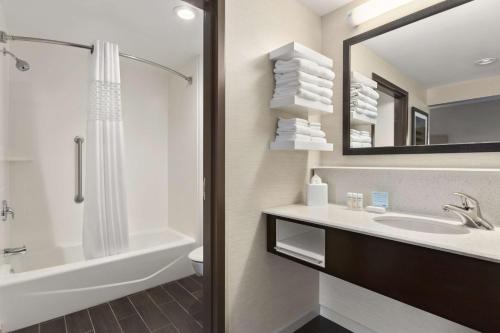 Suite Estudio con cama extragrande y vistas al agua - No fumadores del hotel Hampton Inn Penn Yan. Foto 3