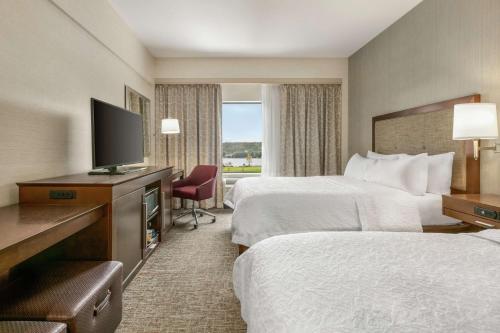 Executive Queen Room with Two Queen Beds and Water View - Non - Smoking del hotel Hampton Inn Penn Yan