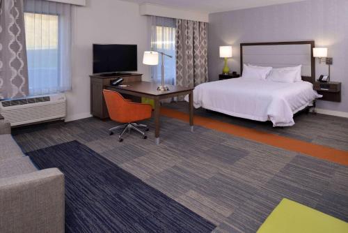 Suite Estudio con cama extragrande - No fumadores del hotel Hampton Inn & Suites Albany-east Greenbush. Foto 2